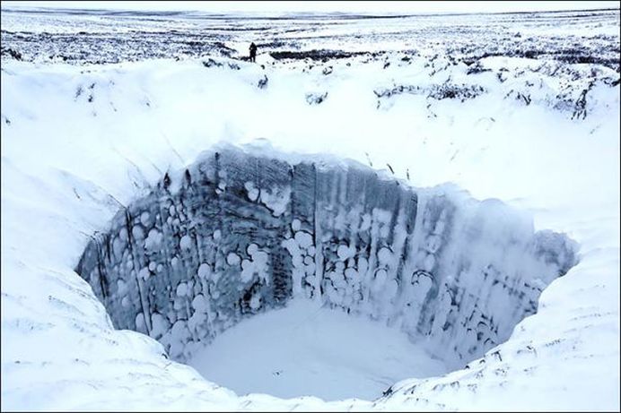 MISIUNE MISTERIOASA in craterul din Siberia! GALERIE FOTO cu fenomenul care i-a uluit pe CERCETATORI!6